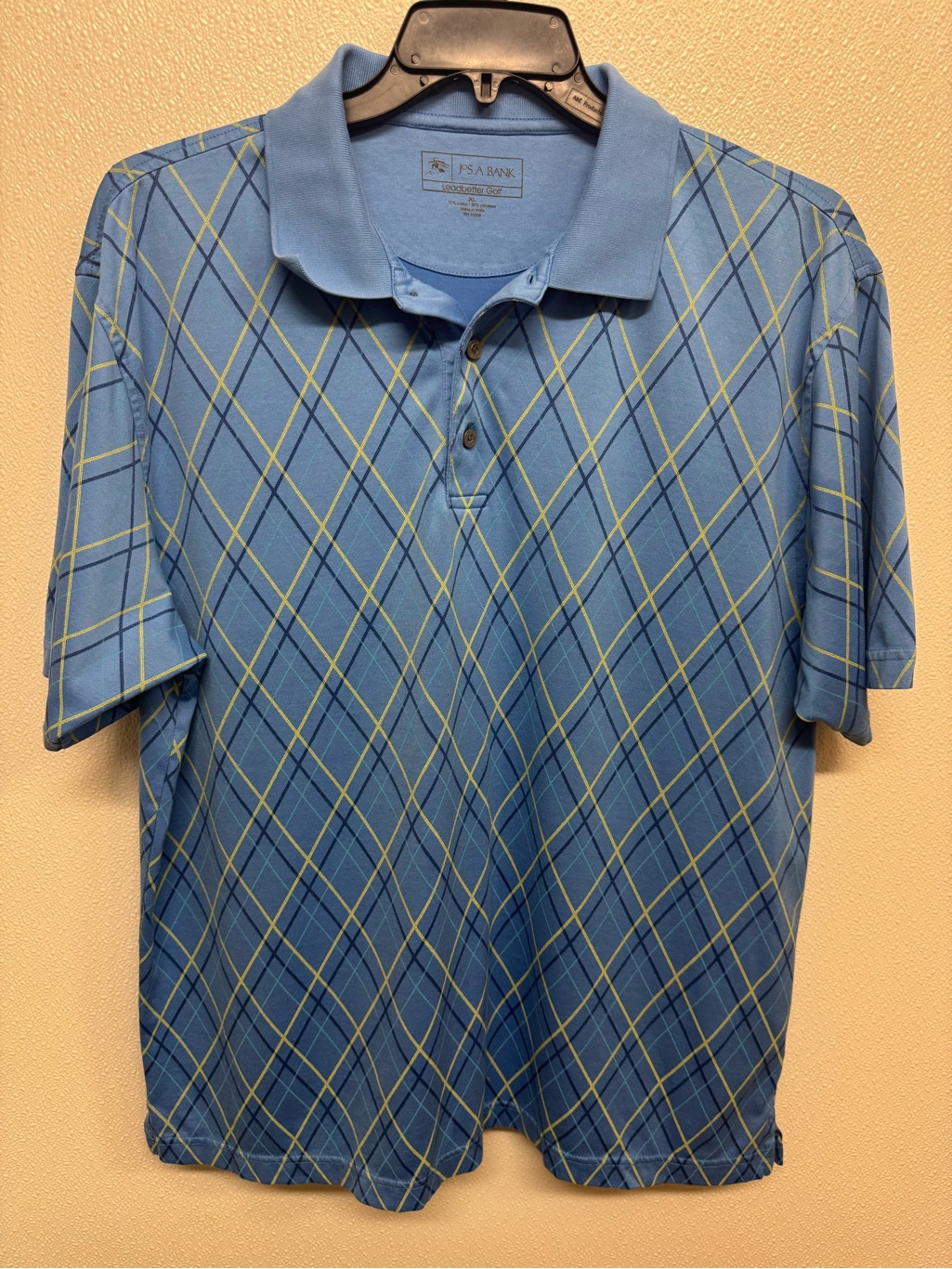 Jos A Bank Leadbetter Golf Polo Sz Xl